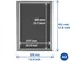 Cadre clipsable Europel A3 25mm noir