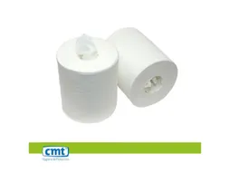 Poetsrol Midi Eco cellulose 1-laags zonder koker 280mtr/20cm Wit 6 Rol