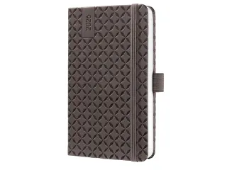 Weekagenda Flair A6 2026 (NL/FR/EN/DU) Coffee Brown Hardcover - 2