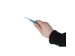 Knutselpincet Westcott 15.5cm soft grip blauw