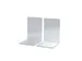 Boekensteun MAUL aluminium 16x15x21cm set 2 zilver