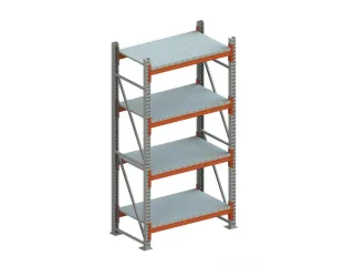 Breedvakstelling Basisveld 2700x1470x800mm 4 Stalen Legborden 1300kg - 1