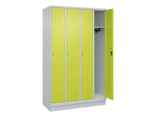 locker,HxBxD 1950x1200x500mm,4vak,vak B 300mm,cil.-slot,sokkel - 2