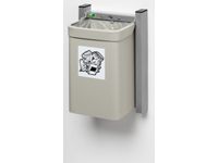Afvalverzamelaar Wandmodel G3 15 Liter Pictogram Restafval Ral7032