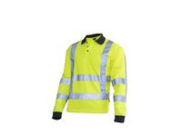 Poloshirt Infra-line RWS Lange Mouw Fluorgeel, Maat 4EL
