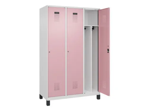 locker voor scheiding van kleding,HxBxD 1950x1200x500mm,3vak