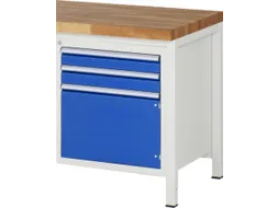 lade-/kastonderbouw,v. werkbank,HxBxD 620x580x650mm,1kast,2lade(n)