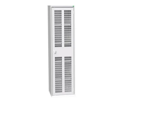 universele kast,HxBxD 2000x525x550mm,4xStalen bodem,draaigrendelslot