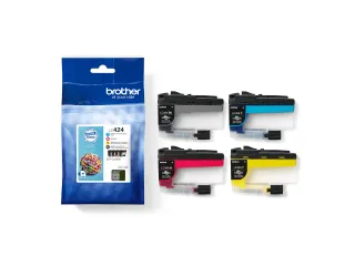 Brother LC-424 Inktcartridges Zwart + 3 Kleuren - 3