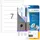 HERMA 10155 Rugetiket smal 192x38mm Verwijderbaar Wit 175 stuks