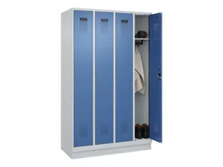 locker,HxBxD 1950x1200x500mm,4vak,vak B 300mm,cil.-slot,sokkel - 1