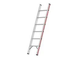 ladder,eenzijdig,6,verstevigde treden,balk L 1,72m,aluminium