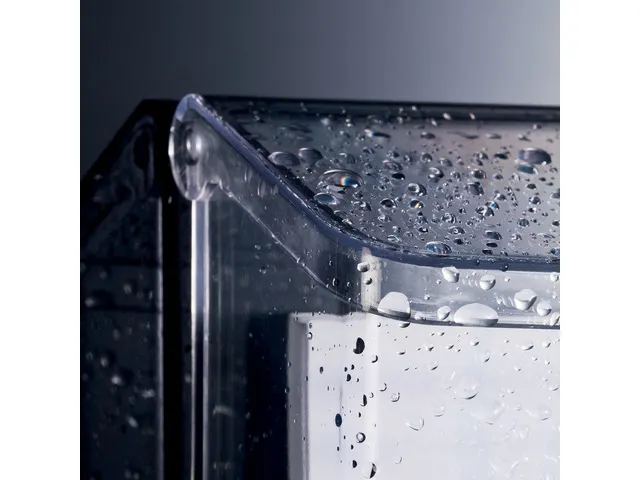 buitenvisitekaarthouder Sigel wandmodel 105x76x45mm transparant acryl