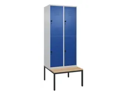 Dubbeldekse dekenkist,HxBxD 2120x800x815mm,2x2vak.,vak B 400mm