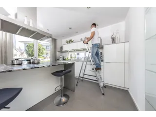 Lichte Universele Ladders Aluminium 5treden H 1,05m - 6