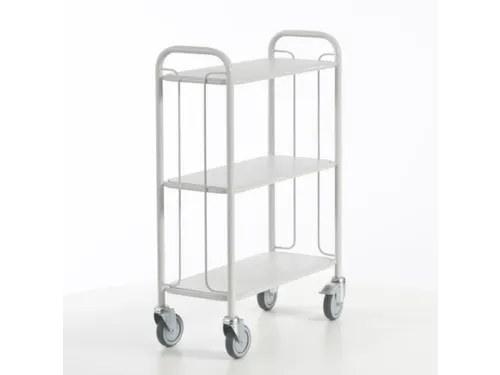 Dossierwagen 150kg 3 Etages 710x290x1100mm Ral7035