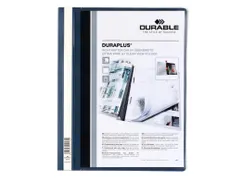 Snelhechtmap Durable Duraplus A4+ blauw