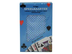 Speelkaarten premium blauw