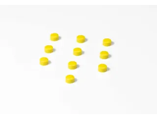 Smit Visual Memomagneten ø 10mm Geel 10 stuks - 1