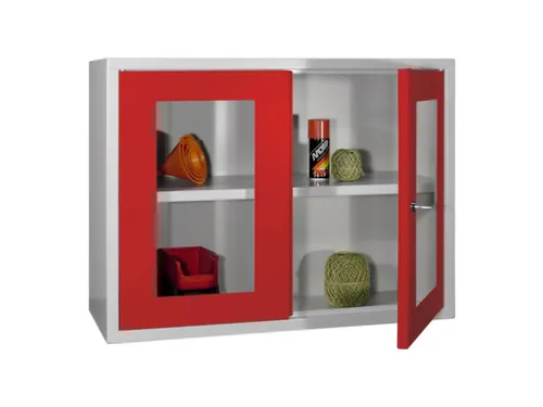 Hangkast 600x800x300mm Achterwand Glad Ral 7035 Front Ral 3000