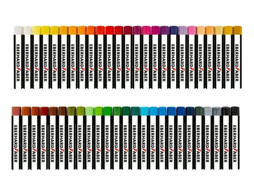 Oliepastelkrijt Eberhard Faber 9mm doos 50 stuks assorti