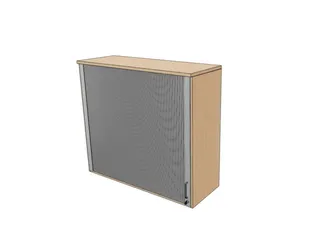 opzetkast,v. roldeurkast,HxBxD 1070x1200x445mm,roldeur,NE-esdoorn - 1