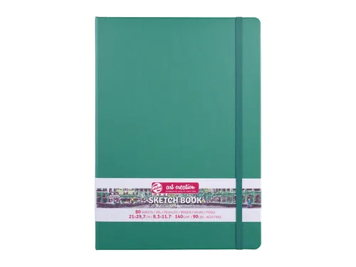Schetsboek Talens Art Creation 80 vel 140gr 210x297mm woudgroen