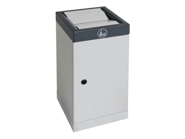 afvalbak,niet-brandbaar,30l,HxBxD 600x300x300mm,binnenbak staal