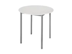 Tafel Rond 80 Cm Frame Antraciet Blad Lichtgrijs