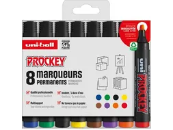 permanent marker Prockey PM-126 etui van 8 stuks