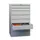 ladekast HxBxD 1200x500x600mm 8laden slot RAL7035 front RAL6011