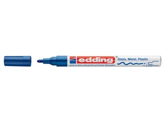 glanslakmarker e-751 CR blauw - 1
