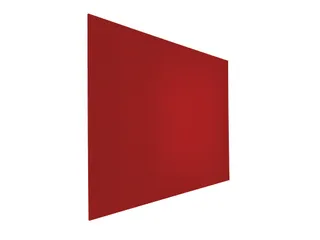 Prikbord Paneel Float Bulletin 60x200 Cm Rood - 2