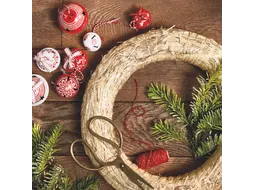 Krans Decoris stro 35cm