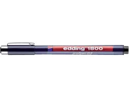 Fineliner edding 1800 zwart 0.35mm