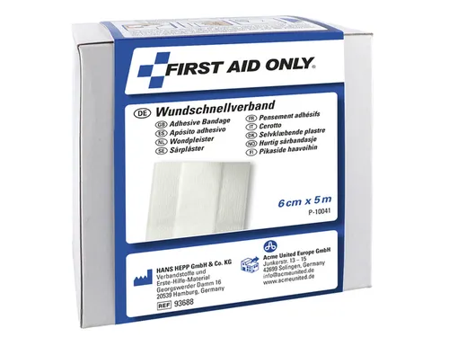 Wondpleister First Aid Only hypoallergeen 5m x 6cm