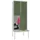 banklocker,dubbeldeks,HxBxD 2150x800x800mm,RAL7035,front RAL6011