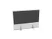 panneau de rehausse,p. table de bureau,Bl-blanc,BN8010-anthracite