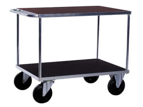 tafelwagen,draagverm. 600kg,2etage(s),laadvl. LxB 1200x800mm,houtetage