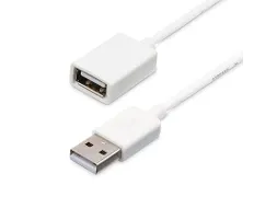 3m USB-verlengkabel wit A naar A M/F