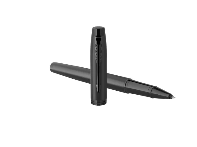 Roller Parker IM Monochrome noir mat PVD pointe fine encre noire