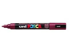 Verfstift Posca PC5M Medium Punt 1,8-2,5mm Wijnrood