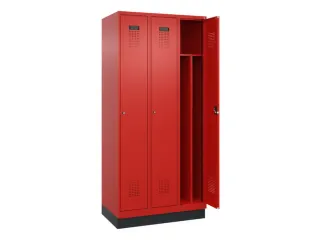 locker voor scheiding van kleding,HxBxD 1950x900x500mm,3vak - 1