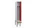 locker met bank,voor scheiding van kleding,HxBxD 2120x300x815mm,1vak