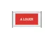 Hekwerkbanner 200x100 cm Rood met Franstalige Print A LOUER
