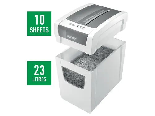 Papiervernietiger Leitz IQ Slim Home Office P-4 snippers 4x28mm