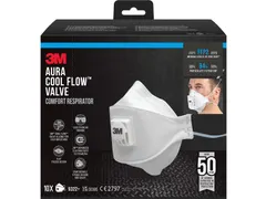 Aura Comfort Cool Flow masque, FFP2, avec valve, paquet de 10 pièces