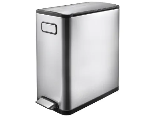 Stijlvolle Pedaalemmer Ecofly Step Bin 20 Liter Mat Rvs
