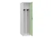 locker voor scheiding van kleding,HxBxD 1850x400x500mm,1vak