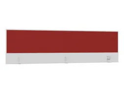 opzetpaneel,v. bureau,aanbouw achter,B 2000mm,Bl-wit,BN4011-rood